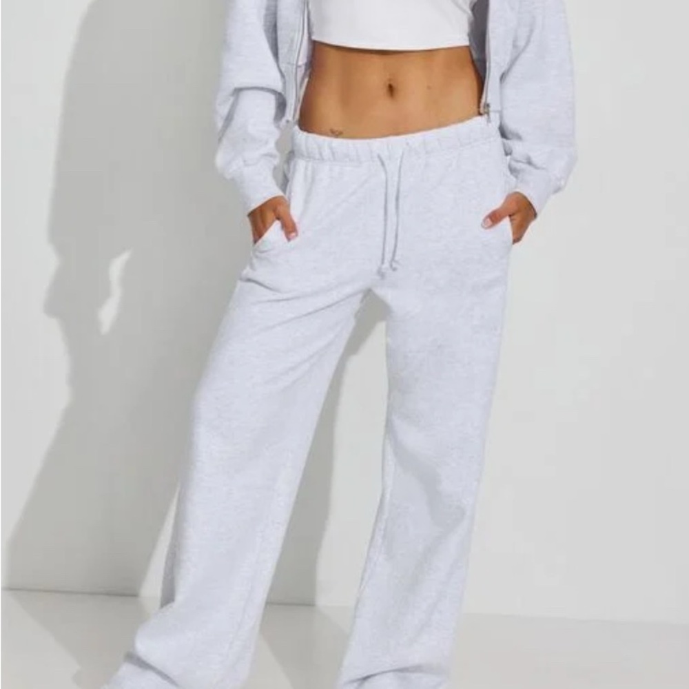 Cozy Gray Garage Sweatpants